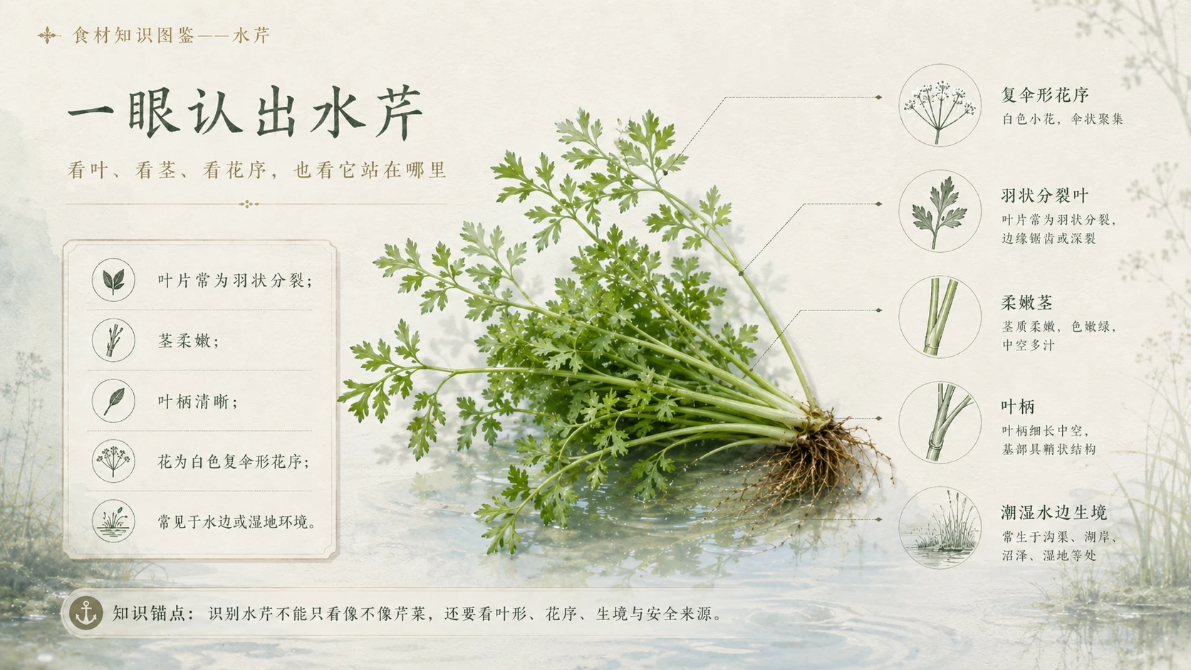 万物知识图鉴系列作品PPT——水芹 - 预览图3