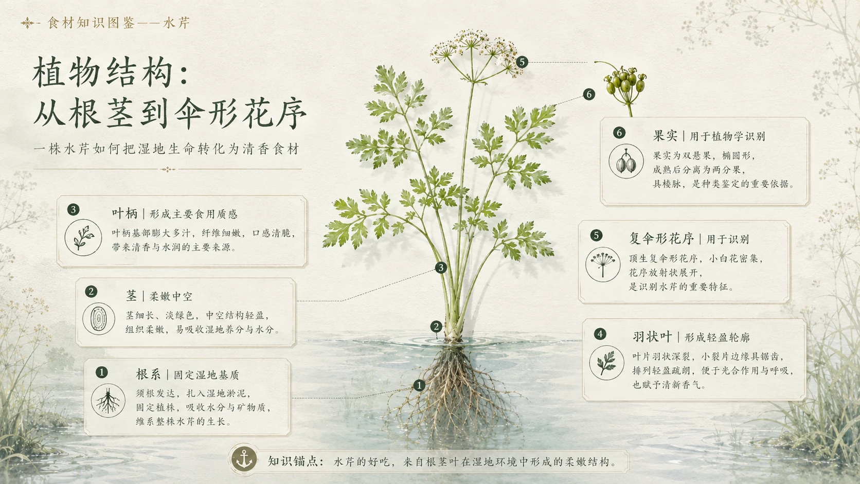 万物知识图鉴系列作品PPT——水芹 - 预览图5