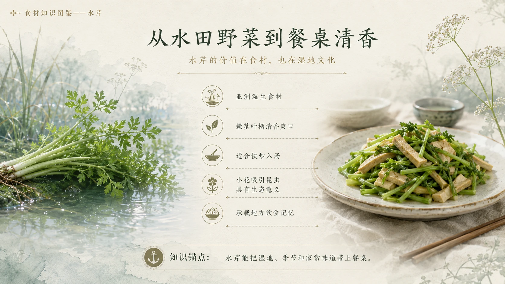 万物知识图鉴系列作品PPT——水芹 - 预览图9