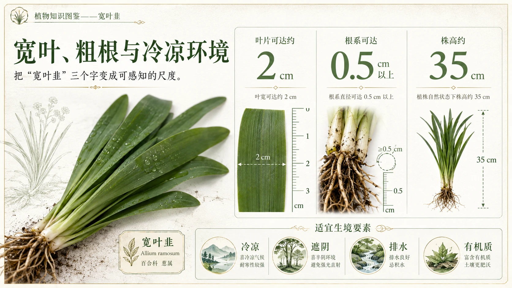 万物知识图鉴系列作品PPT——宽叶韭 - 预览图4