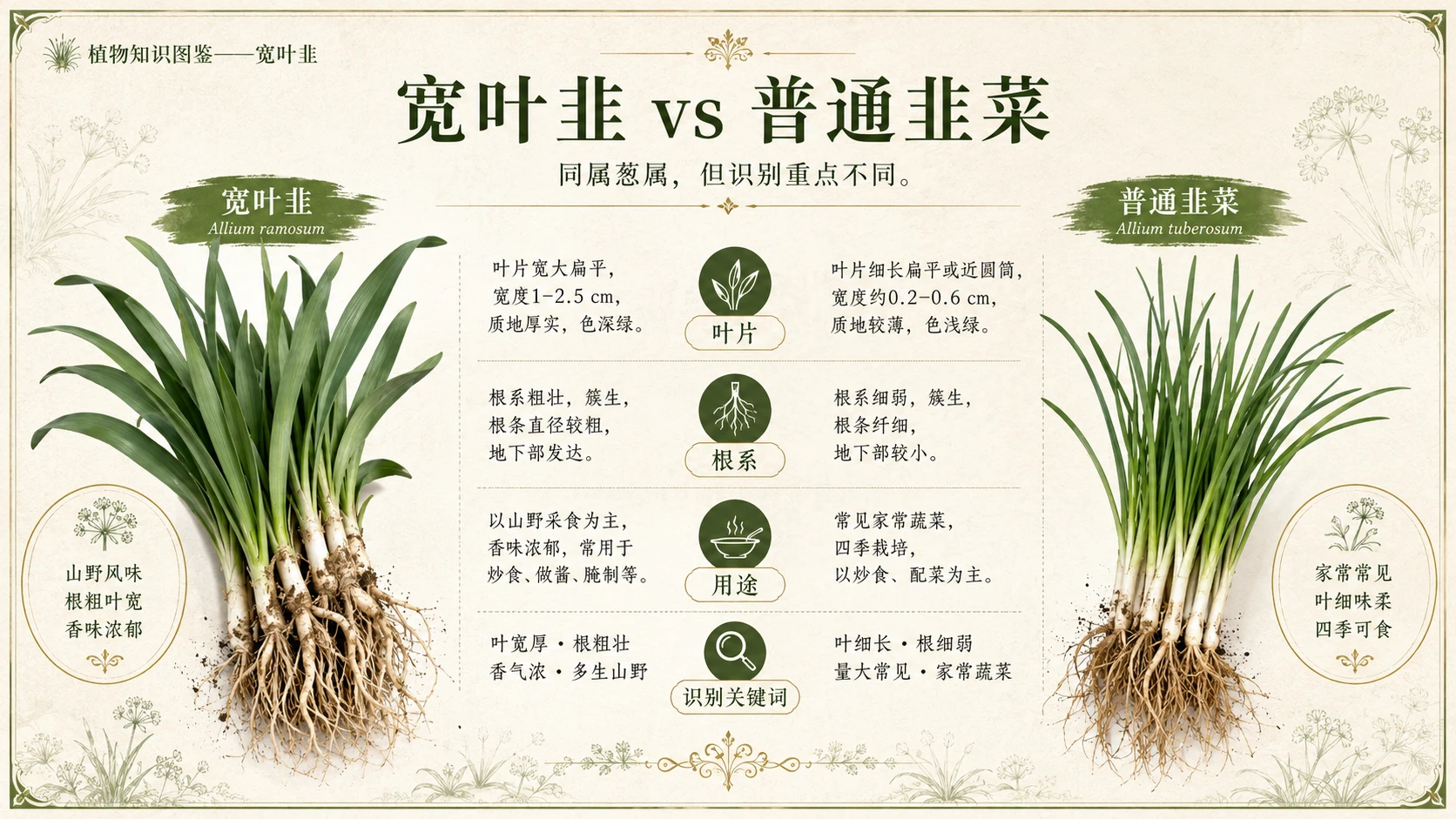 万物知识图鉴系列作品PPT——宽叶韭 - 预览图8