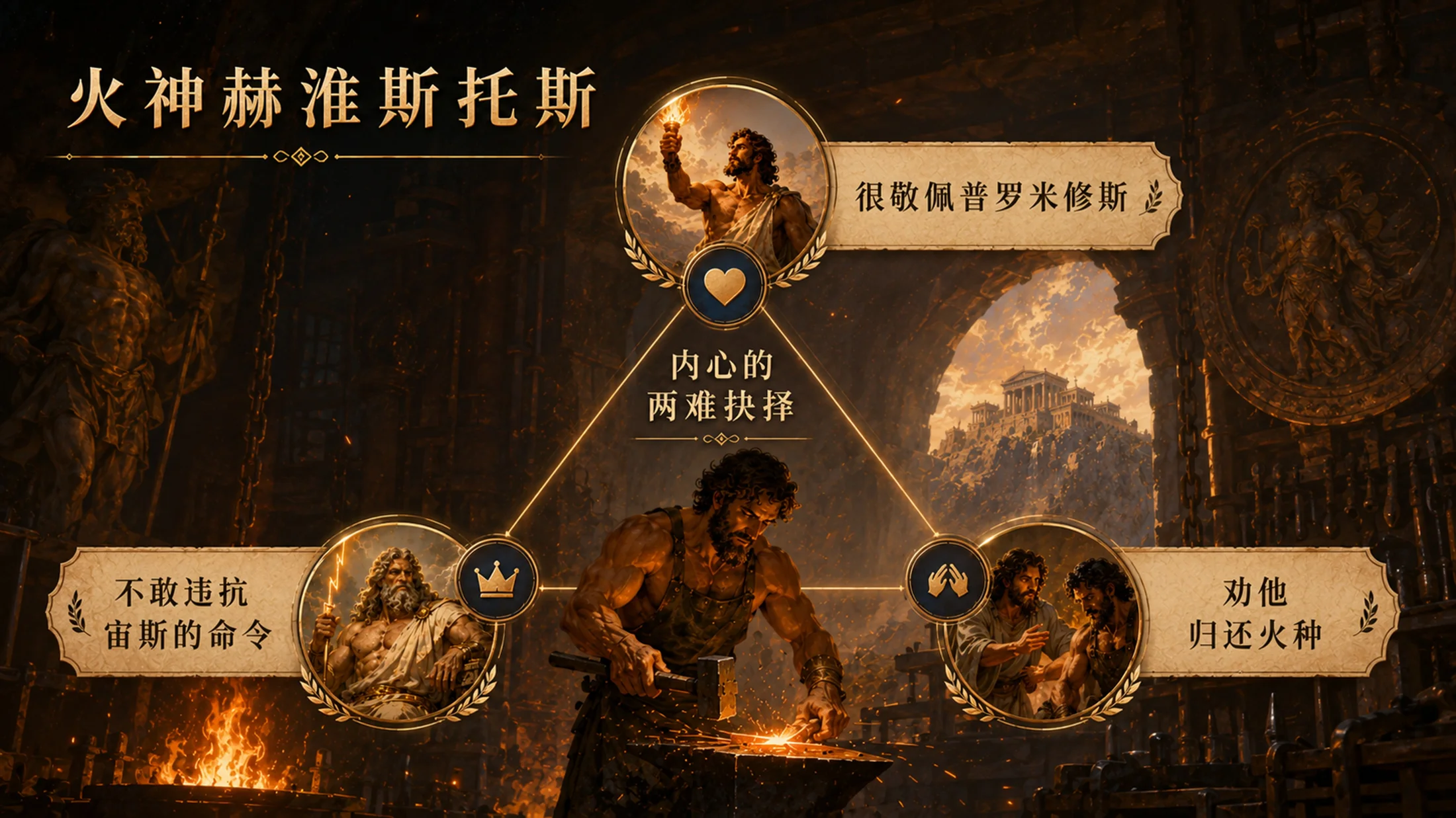 部编版小学语文四年级上册《普罗米修斯》PPT课件｜外国神话史诗公开课模板 - 预览图13