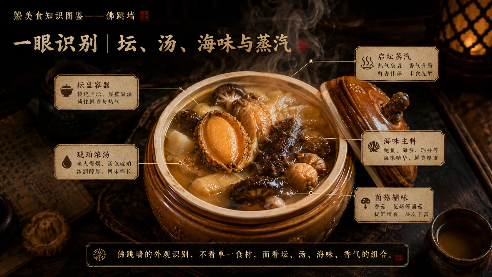 万物知识图鉴系列作品PPT——佛跳墙 - 预览图3