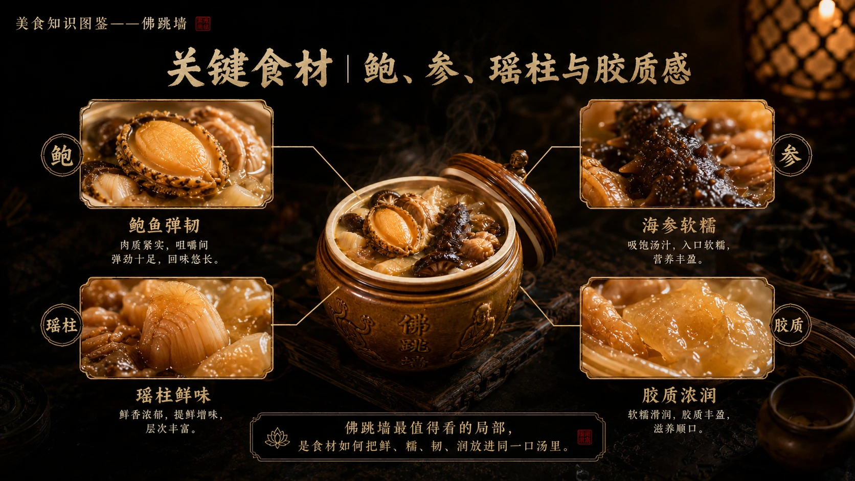 万物知识图鉴系列作品PPT——佛跳墙 - 预览图7