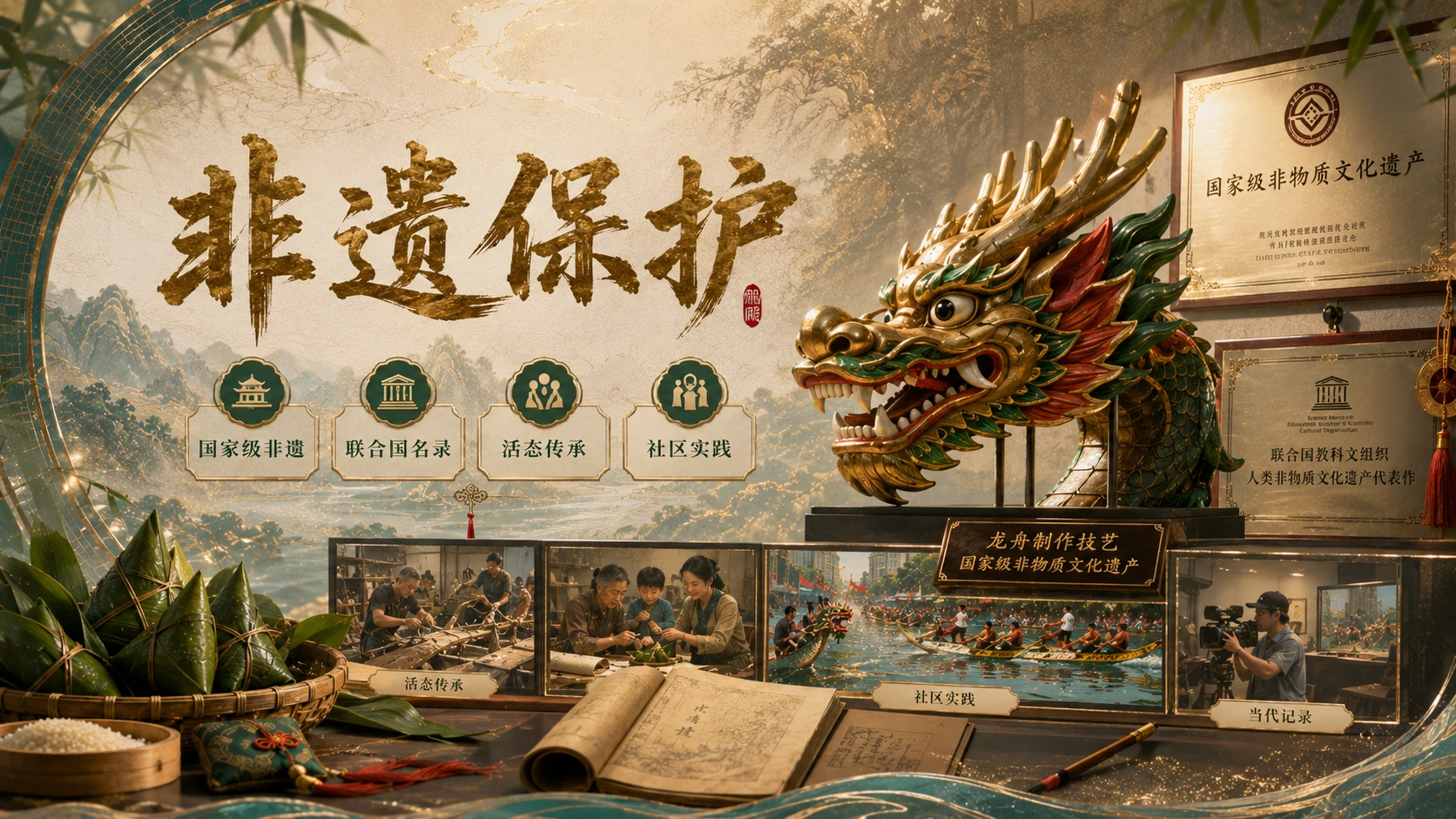 节日科普系列作品PPT——端午节 - 预览图16