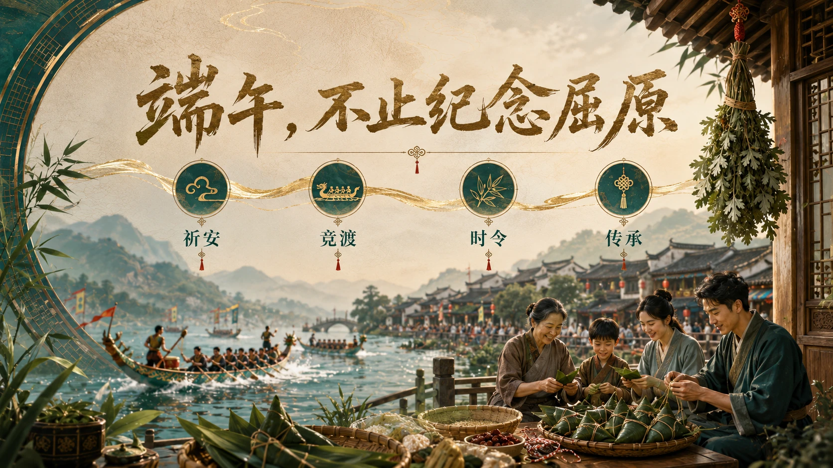 节日科普系列作品PPT——端午节 - 预览图2