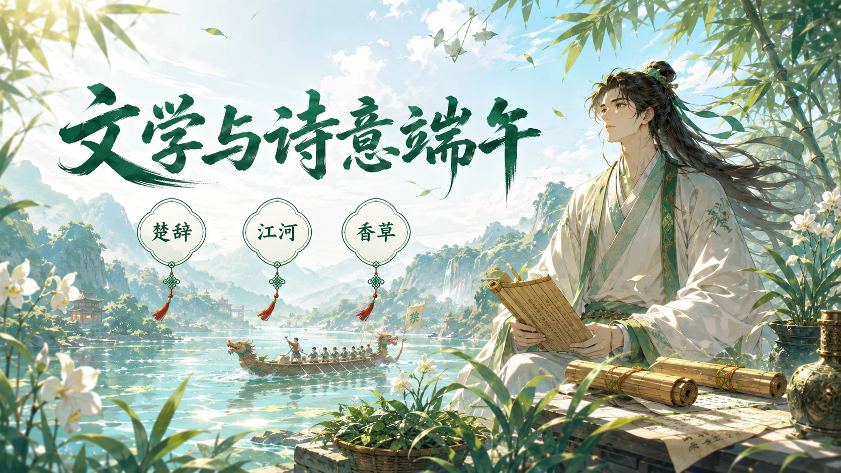 节日科普系列作品PPT——端午节二次元 - 预览图15