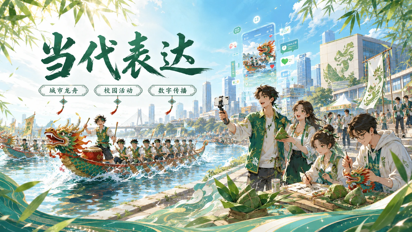 节日科普系列作品PPT——端午节二次元 - 预览图17