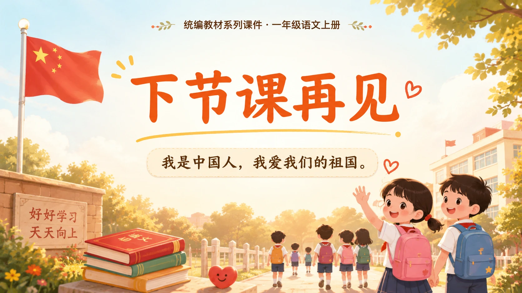统编教材系列课件PPT——一年级语文上册第1课：我是中国人 - 预览图18