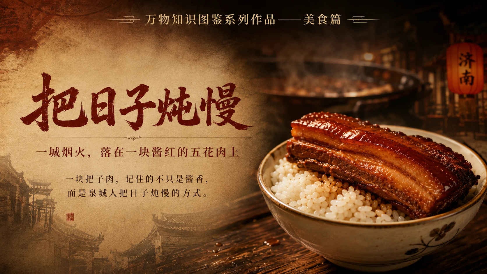 万物知识图鉴系列作品PPT——把子肉 - 预览图10
