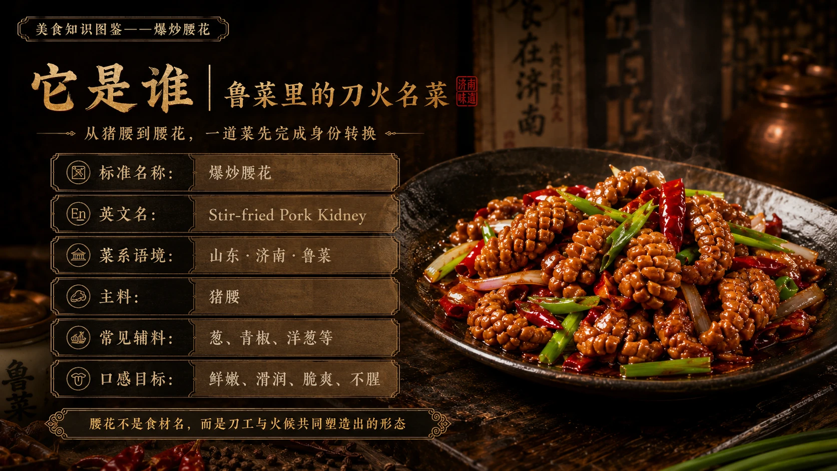 万物知识图鉴系列作品PPT——爆炒腰花 - 预览图2