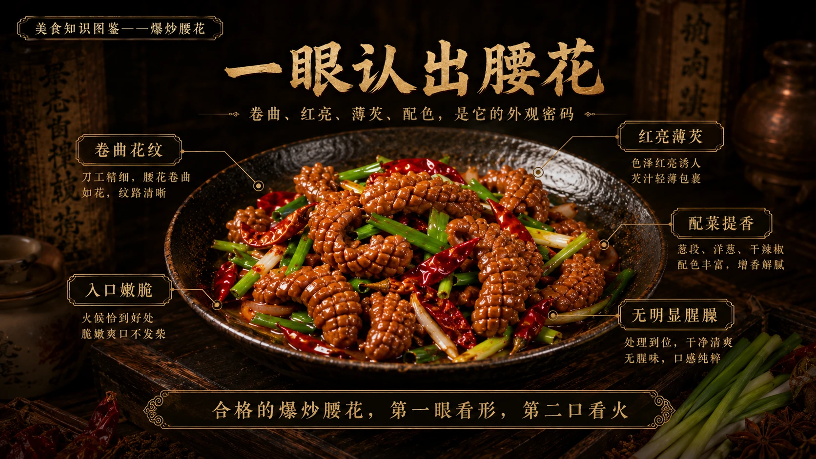 万物知识图鉴系列作品PPT——爆炒腰花 - 预览图3