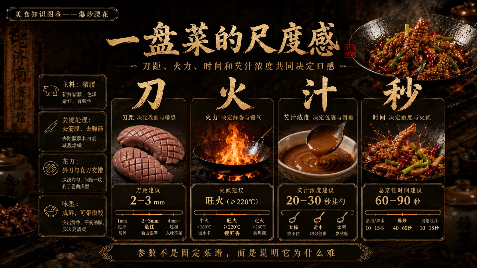万物知识图鉴系列作品PPT——爆炒腰花 - 预览图4