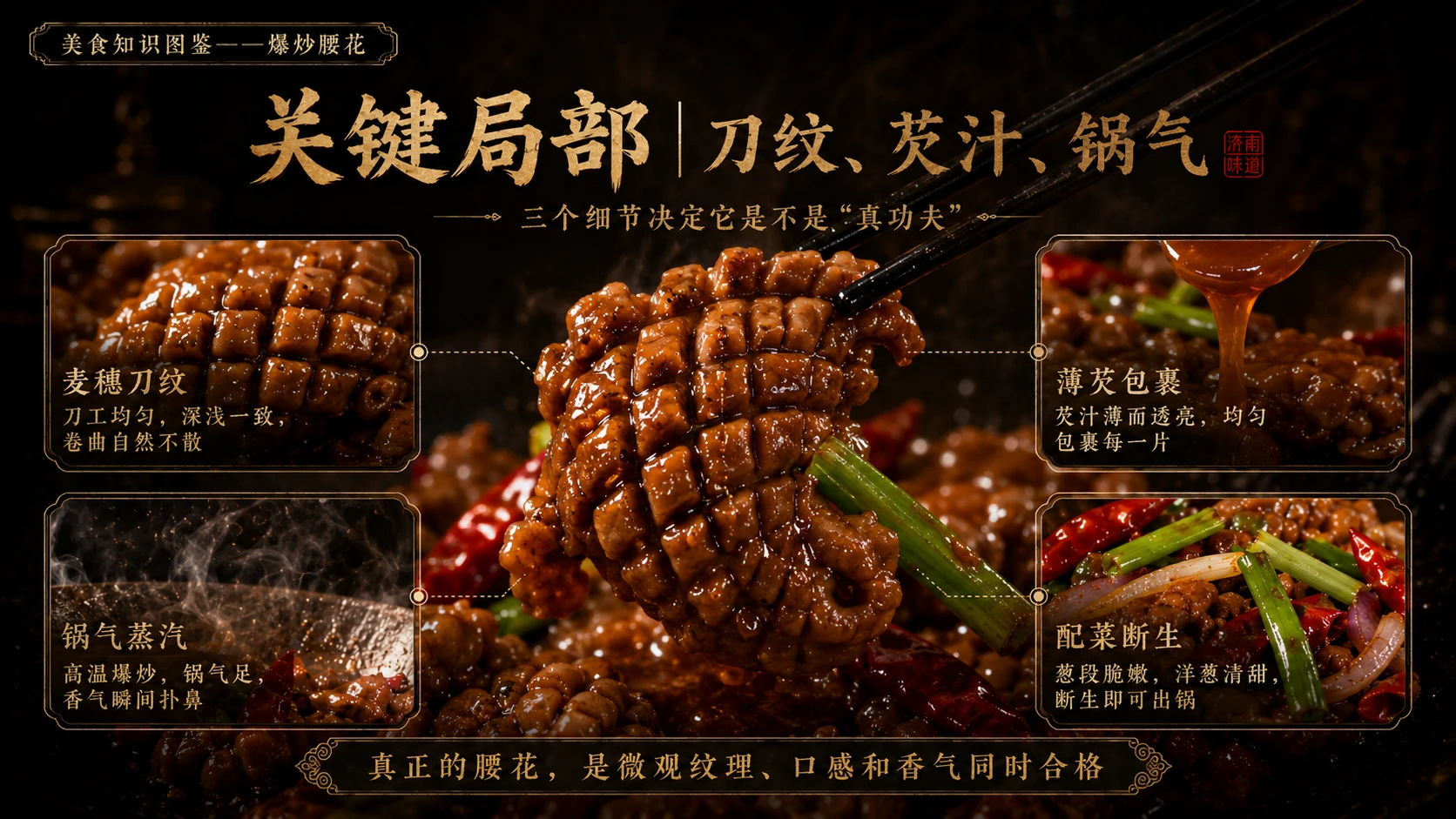 万物知识图鉴系列作品PPT——爆炒腰花 - 预览图7