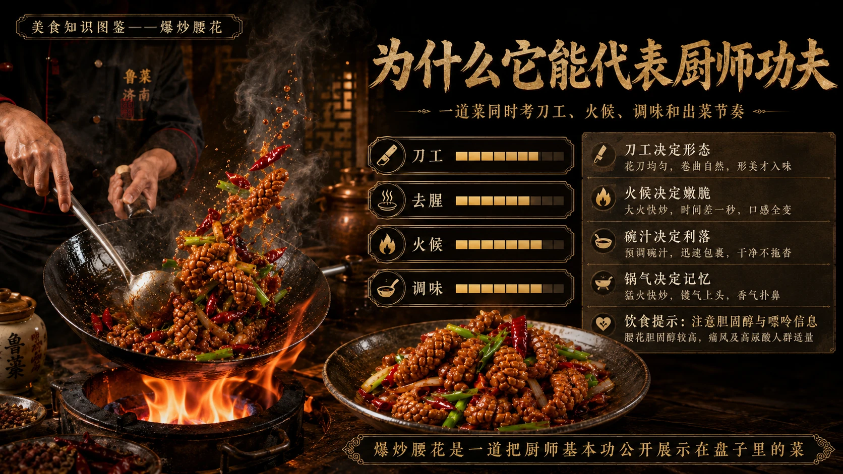 万物知识图鉴系列作品PPT——爆炒腰花 - 预览图9