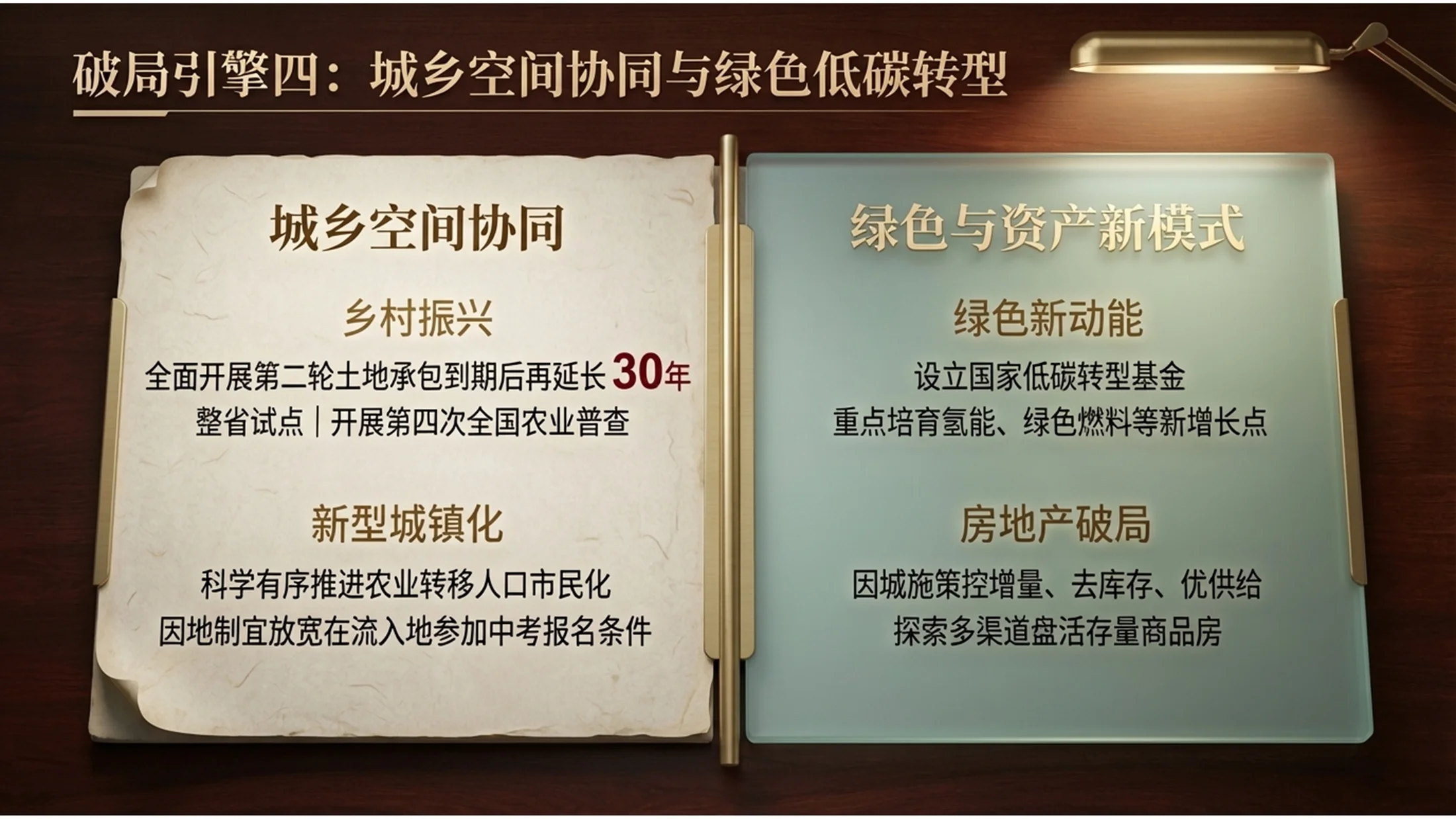 桃木纹理风格政府工作报告PPT - 预览图10