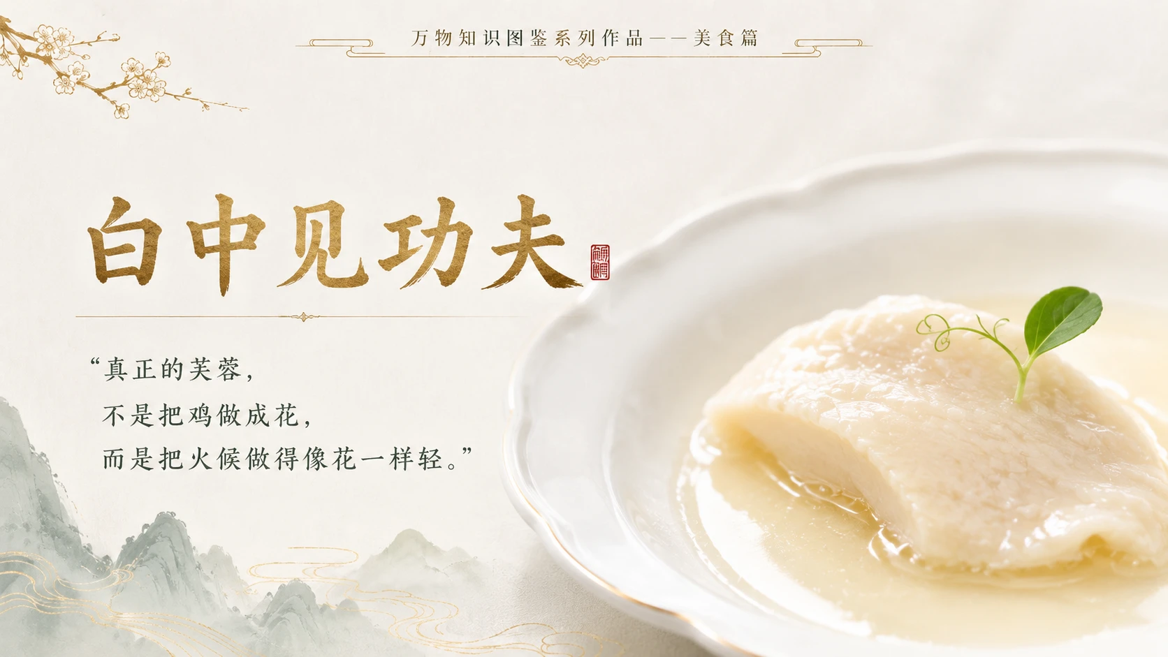 万物知识图鉴系列作品PPT——芙蓉鸡片 - 预览图3