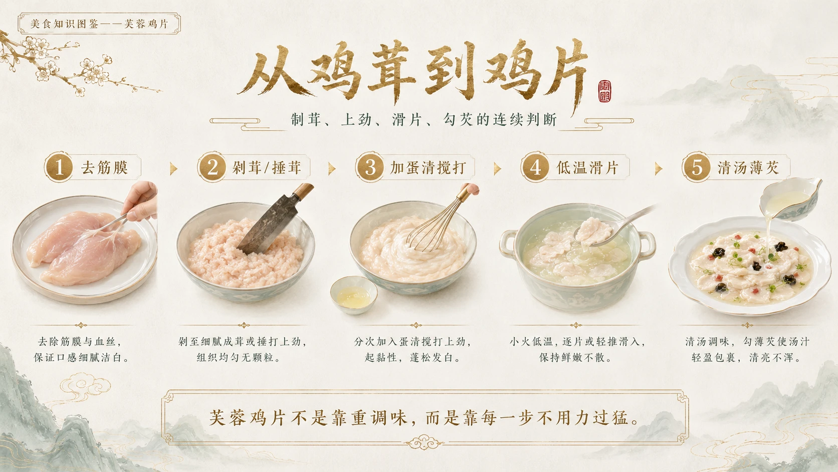 万物知识图鉴系列作品PPT——芙蓉鸡片 - 预览图7