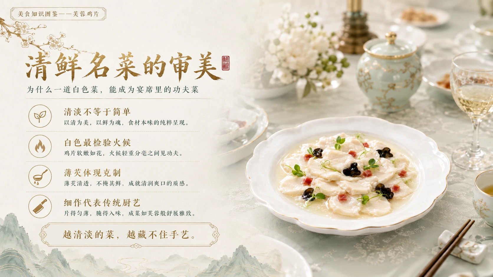 万物知识图鉴系列作品PPT——芙蓉鸡片 - 预览图9