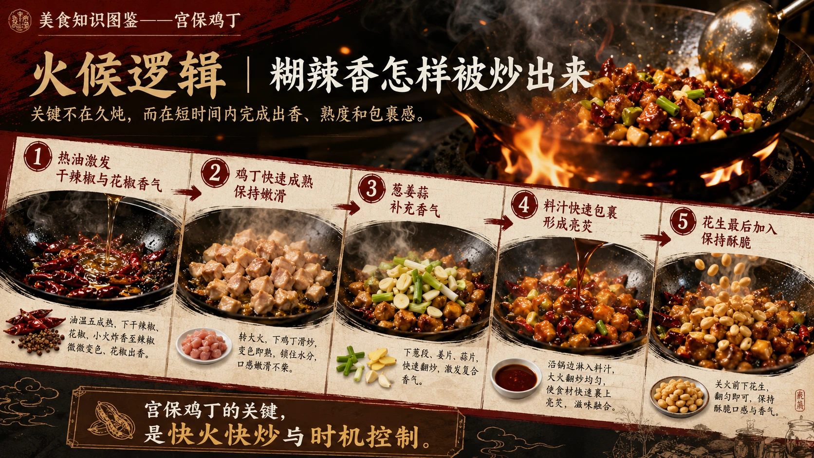 万物知识图鉴系列作品PPT——宫保鸡丁 - 预览图8