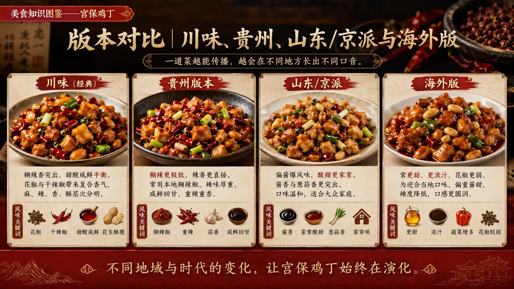 万物知识图鉴系列作品PPT——宫保鸡丁 - 预览图9
