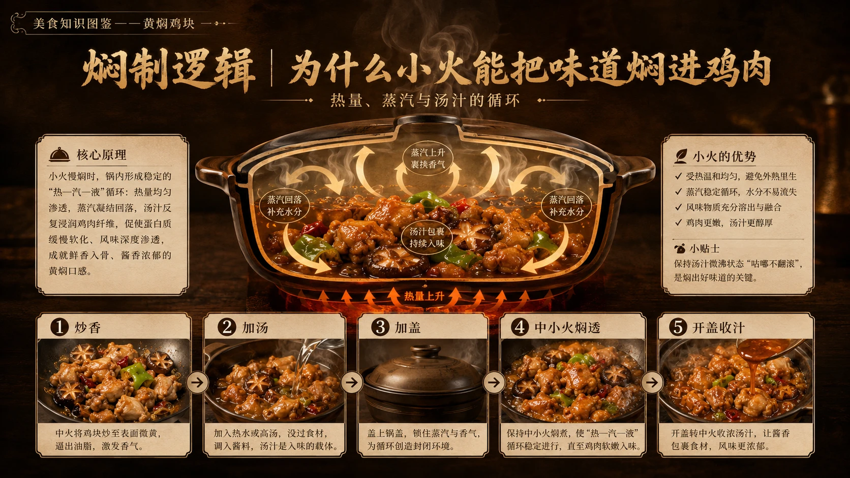 万物知识图鉴系列作品PPT——黄焖鸡块 - 预览图4