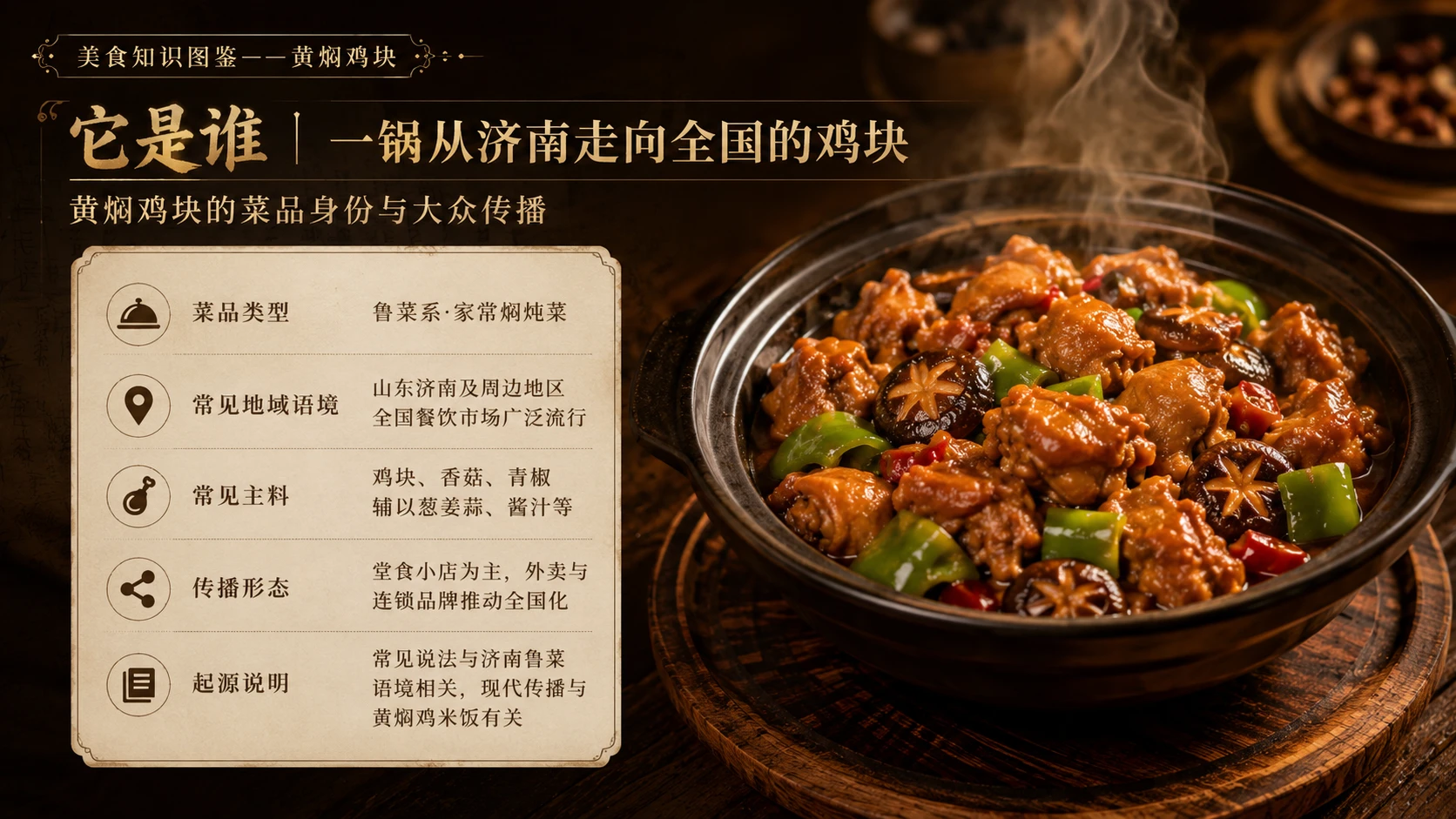 万物知识图鉴系列作品PPT——黄焖鸡块 - 预览图10