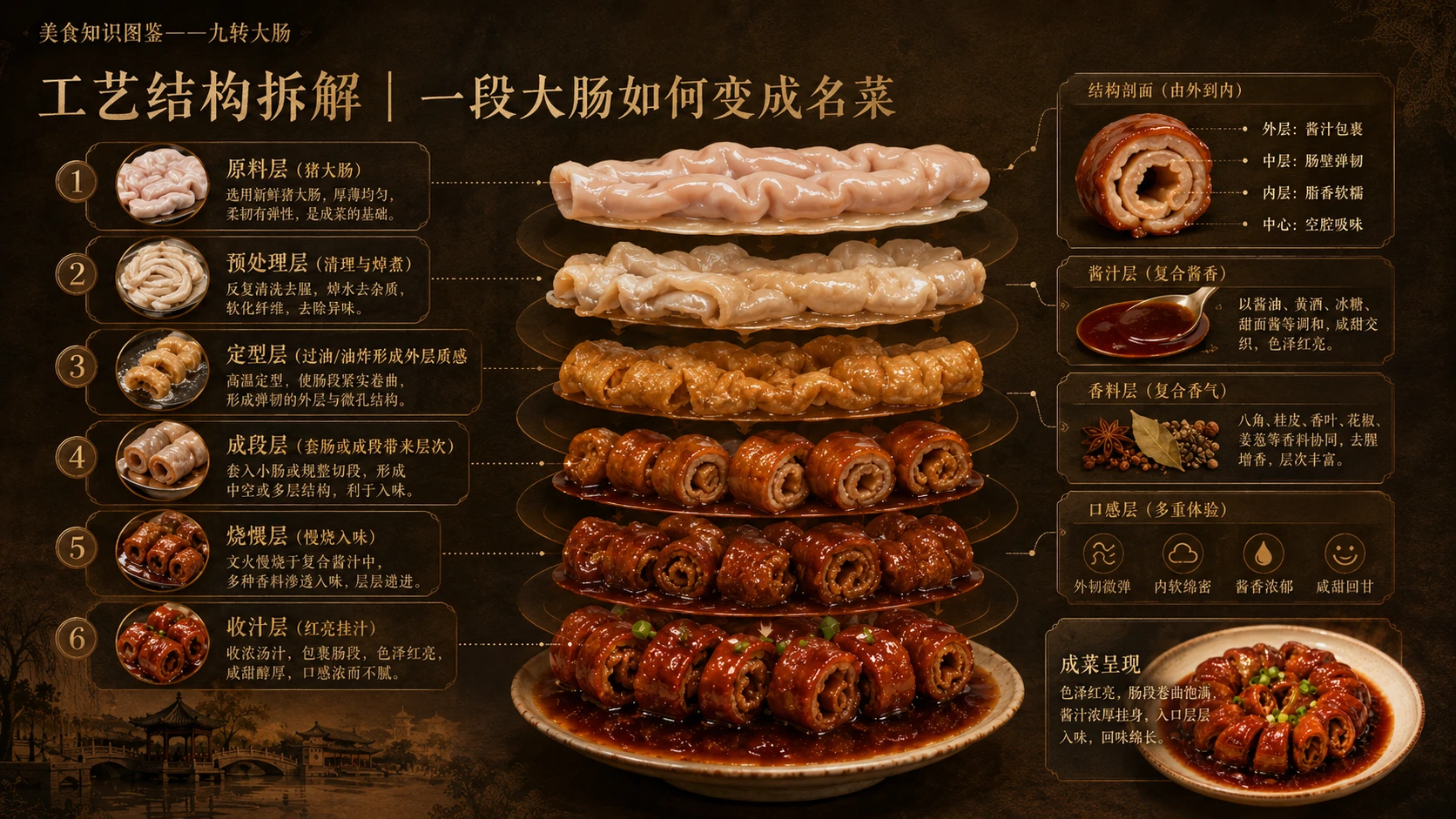 万物知识图鉴系列作品PPT——九转大肠 - 预览图5