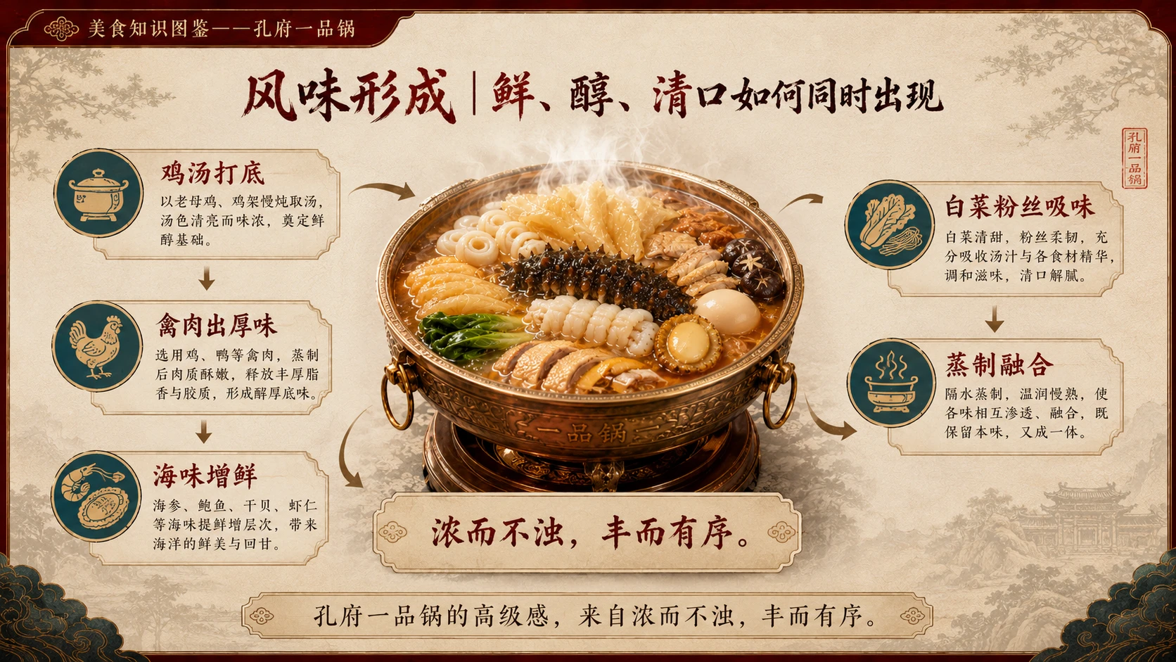 万物知识图鉴系列作品PPT——孔府一品锅 - 预览图6
