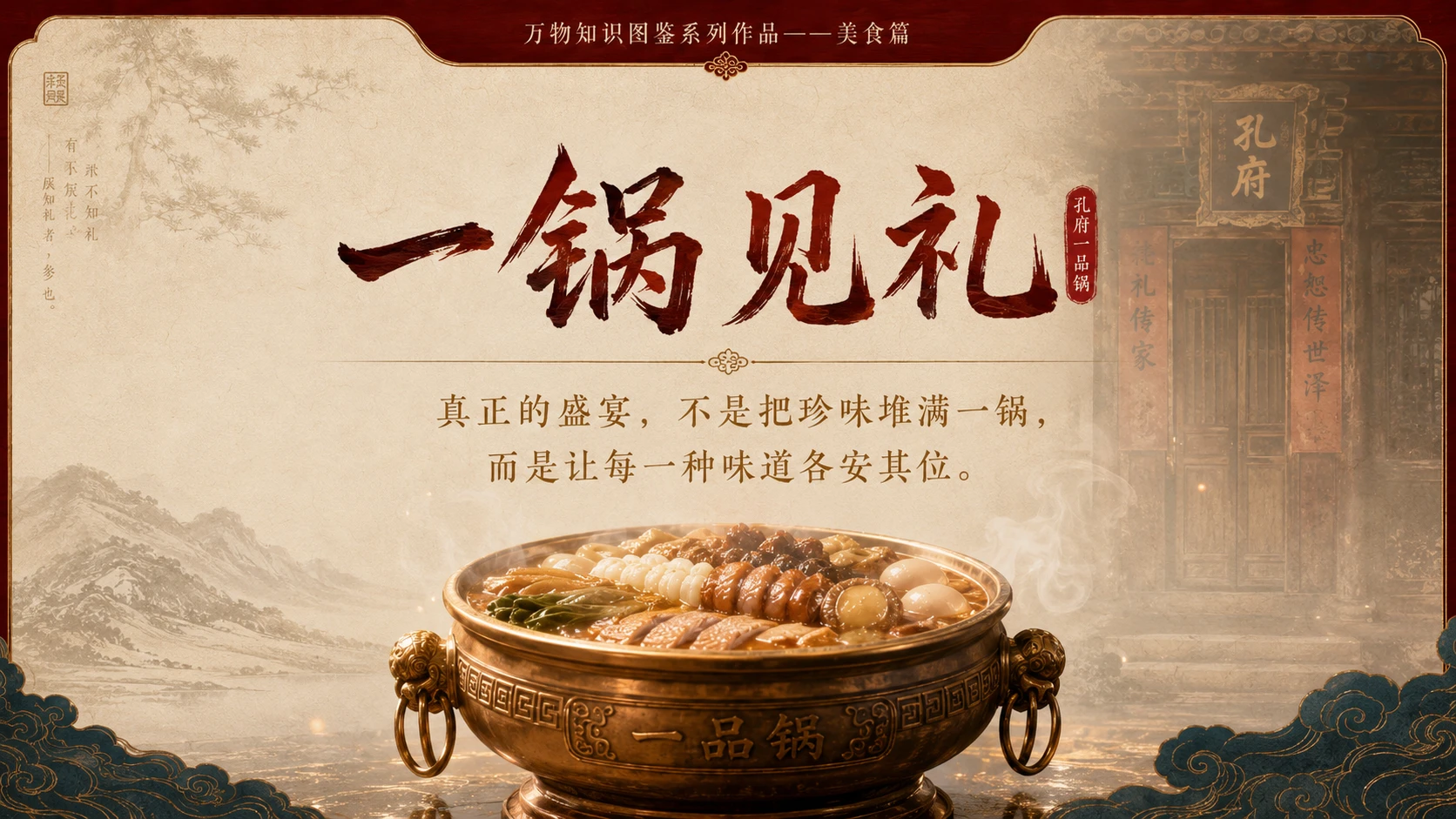 万物知识图鉴系列作品PPT——孔府一品锅 - 预览图10