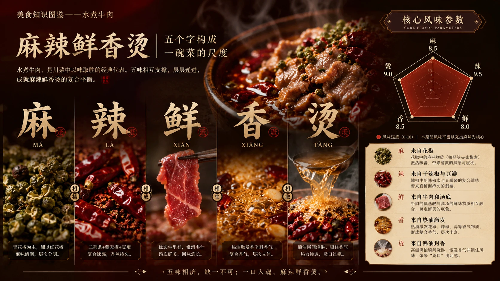 万物知识图鉴系列作品PPT——水煮牛肉 - 预览图4