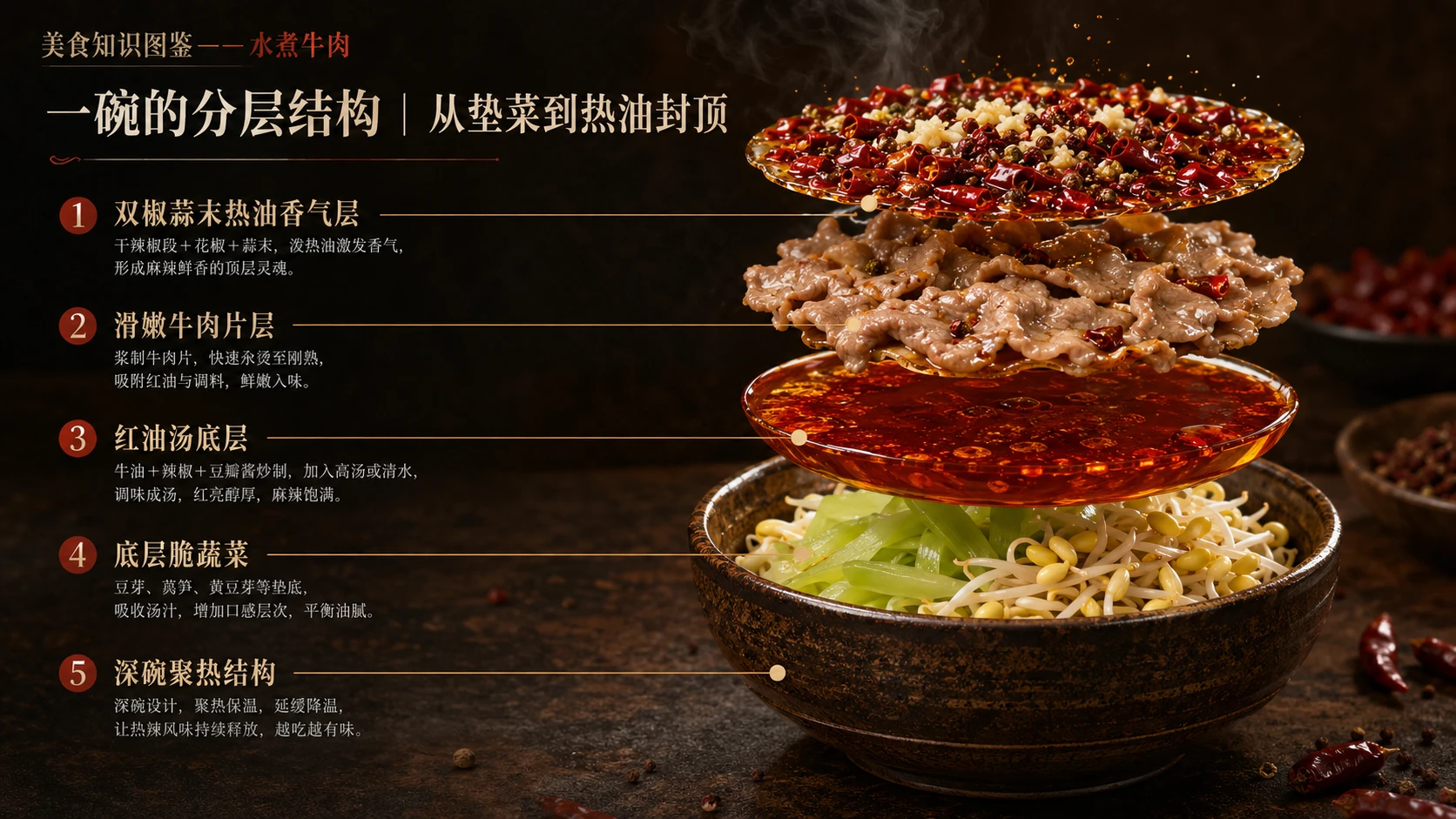 万物知识图鉴系列作品PPT——水煮牛肉 - 预览图5