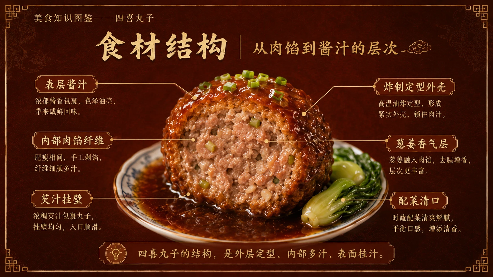 万物知识图鉴系列作品PPT——四喜丸子 - 预览图4