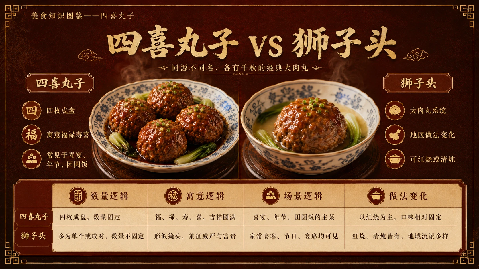 万物知识图鉴系列作品PPT——四喜丸子 - 预览图8