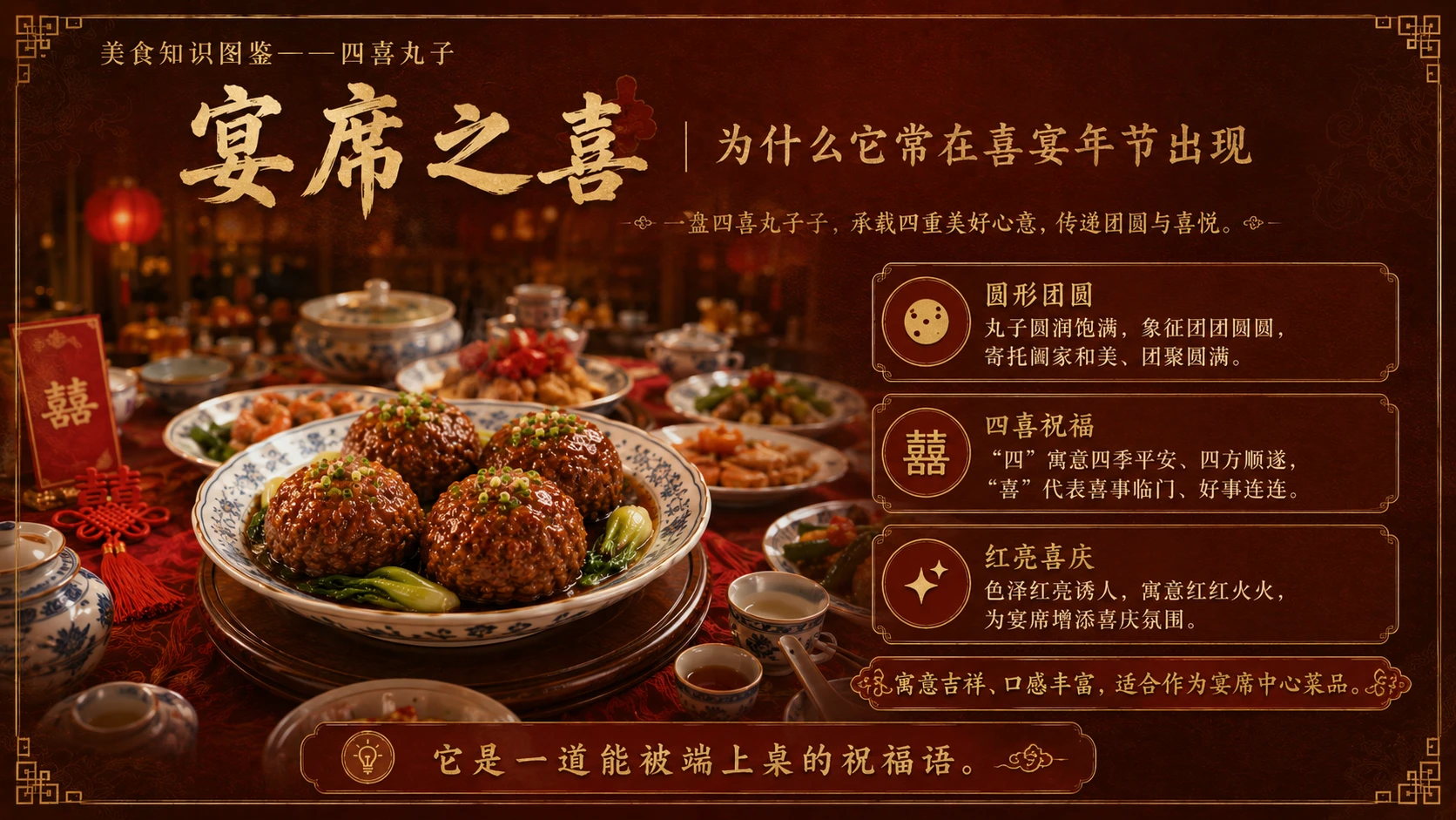 万物知识图鉴系列作品PPT——四喜丸子 - 预览图9