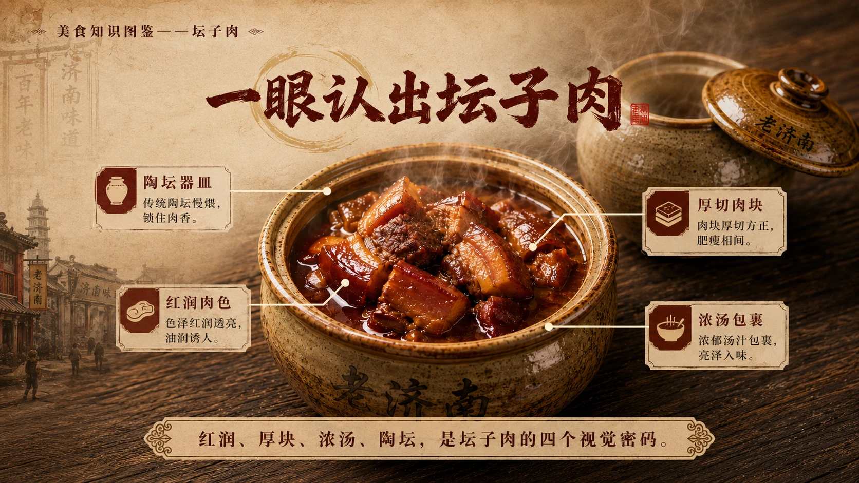 万物知识图鉴系列作品PPT——坛子肉 - 预览图3