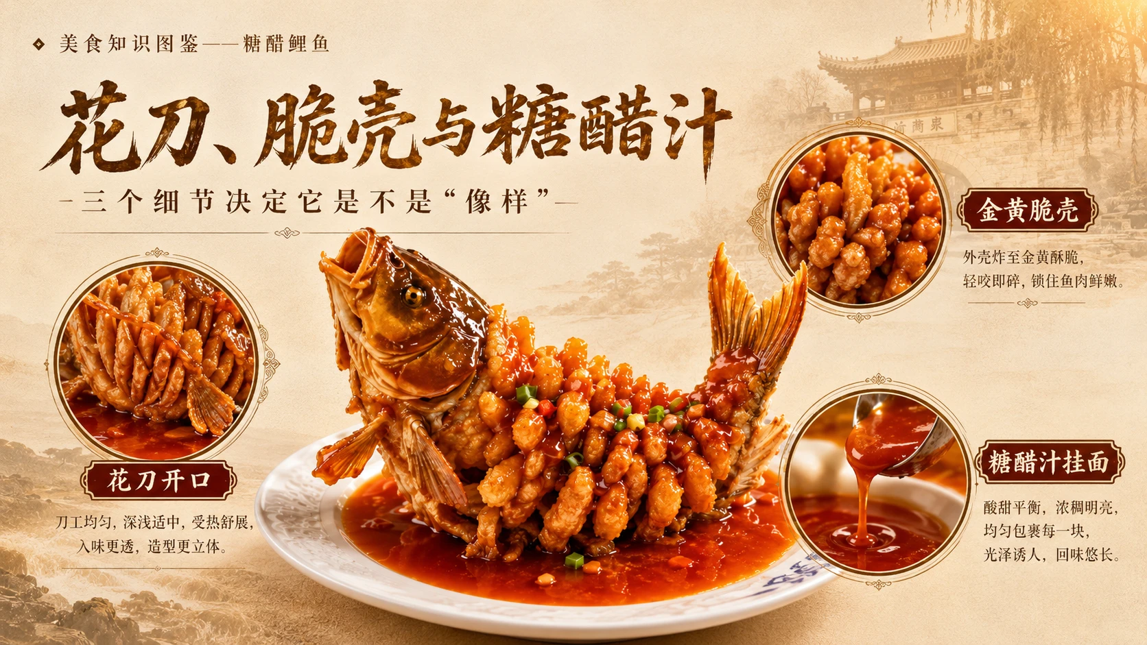 万物知识图鉴系列作品PPT——糖醋鲤鱼 - 预览图7
