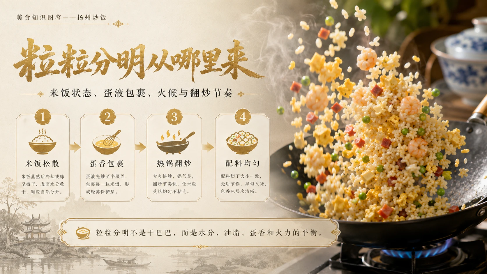 万物知识图鉴系列作品PPT——扬州炒饭 - 预览图6