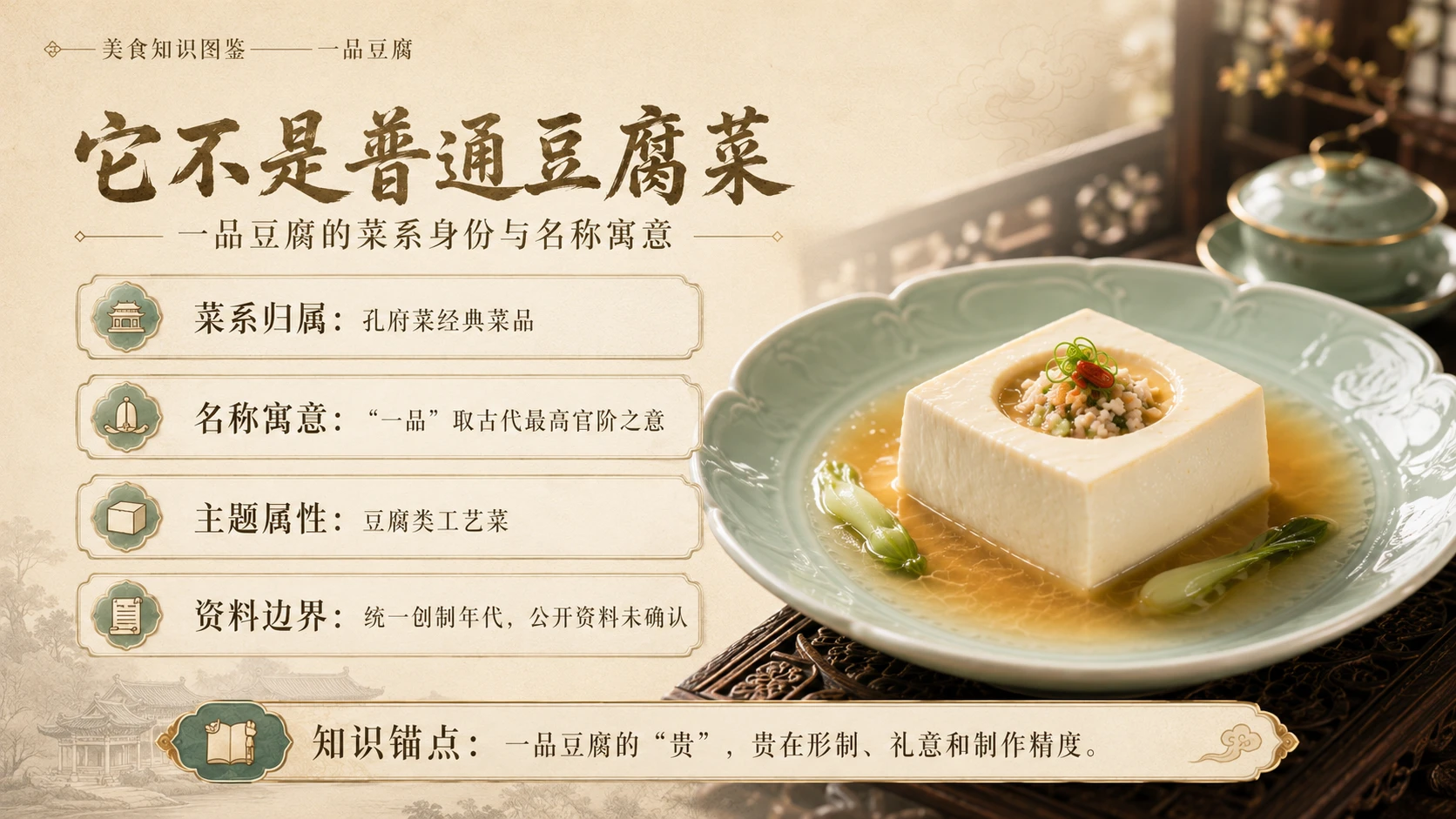万物知识图鉴系列作品PPT——一品豆腐 - 预览图2