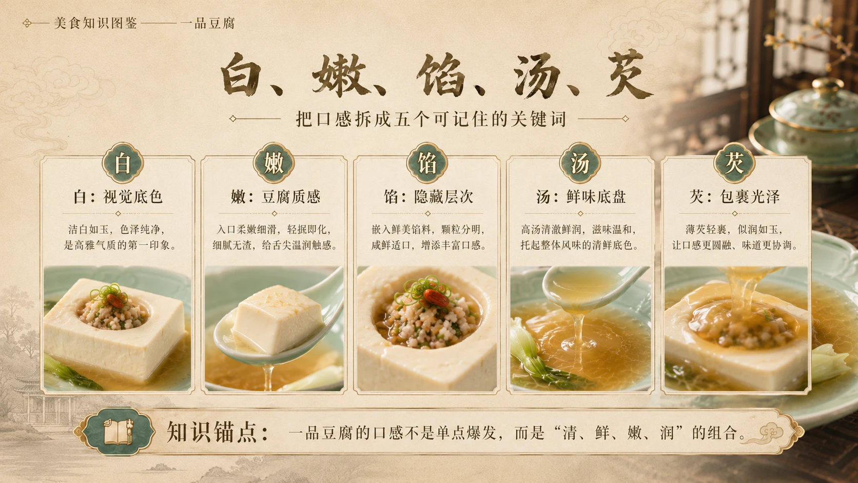 万物知识图鉴系列作品PPT——一品豆腐 - 预览图4