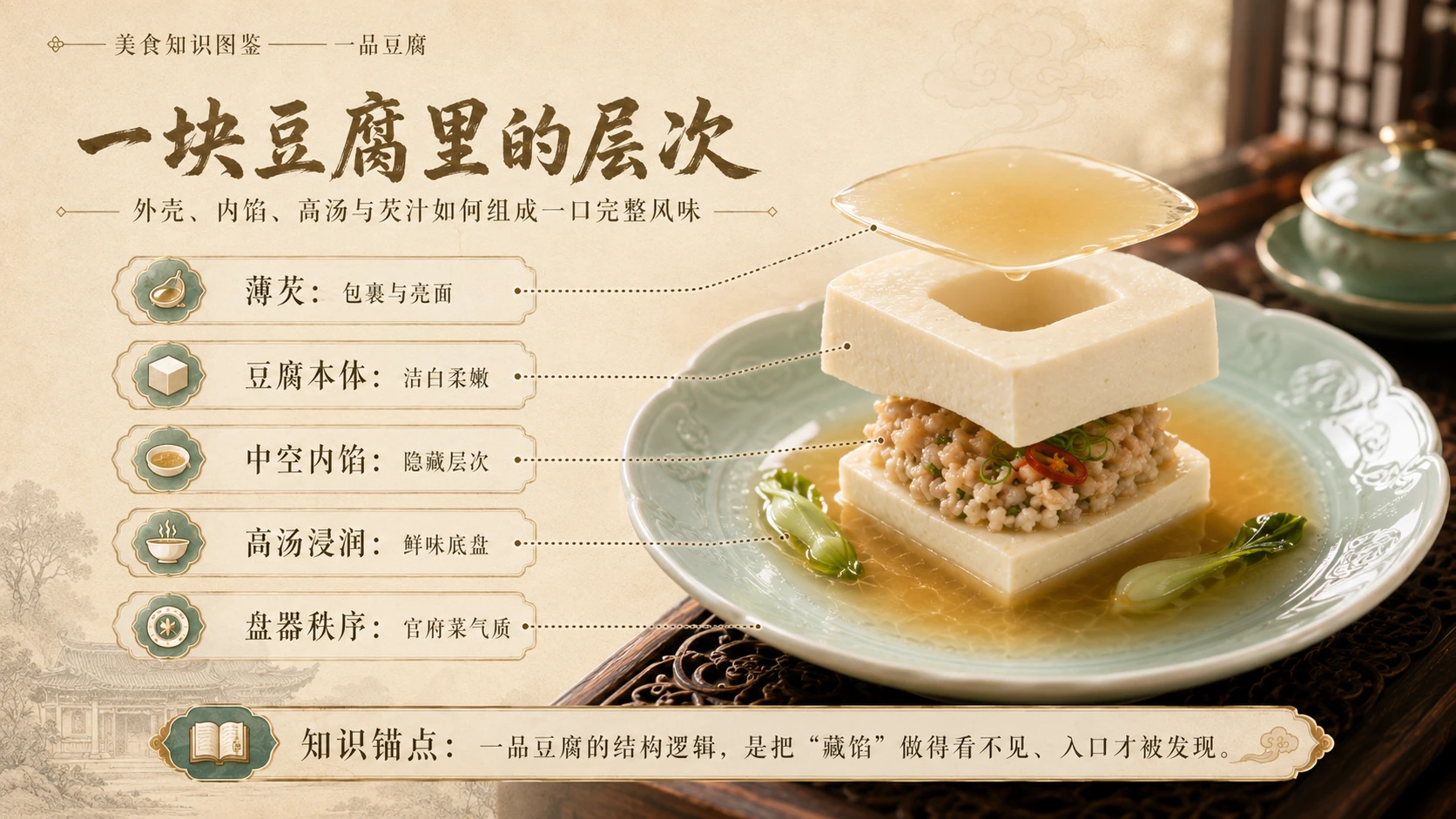 万物知识图鉴系列作品PPT——一品豆腐 - 预览图5