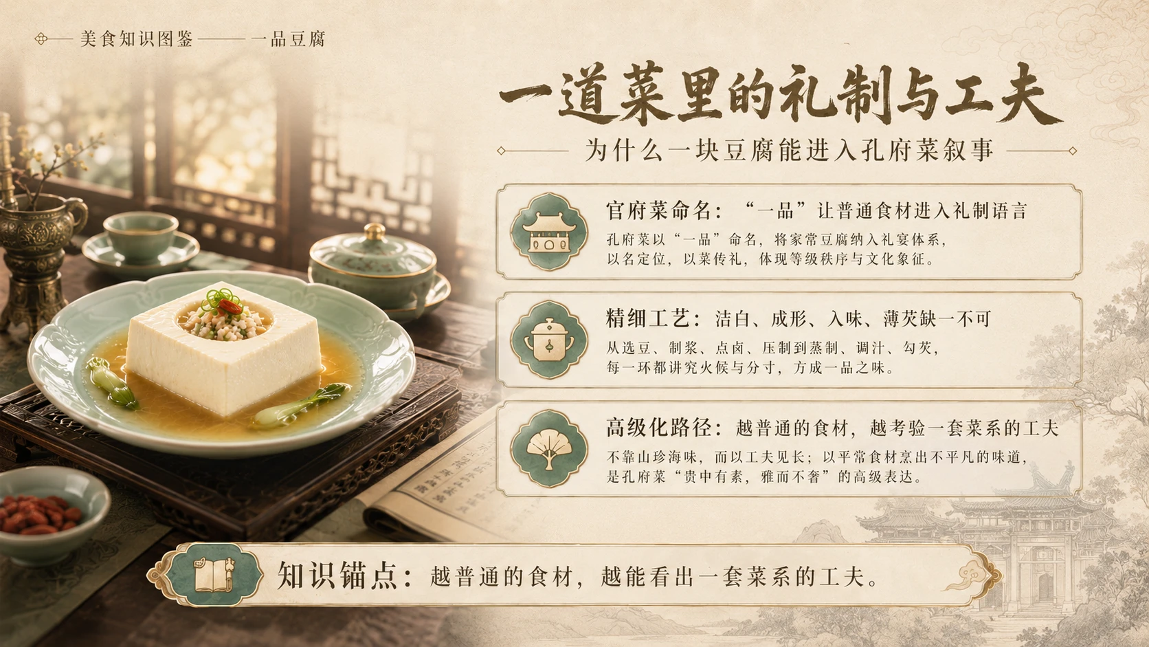 万物知识图鉴系列作品PPT——一品豆腐 - 预览图9