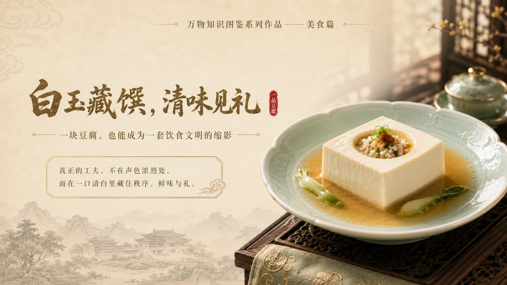万物知识图鉴系列作品PPT——一品豆腐 - 预览图10
