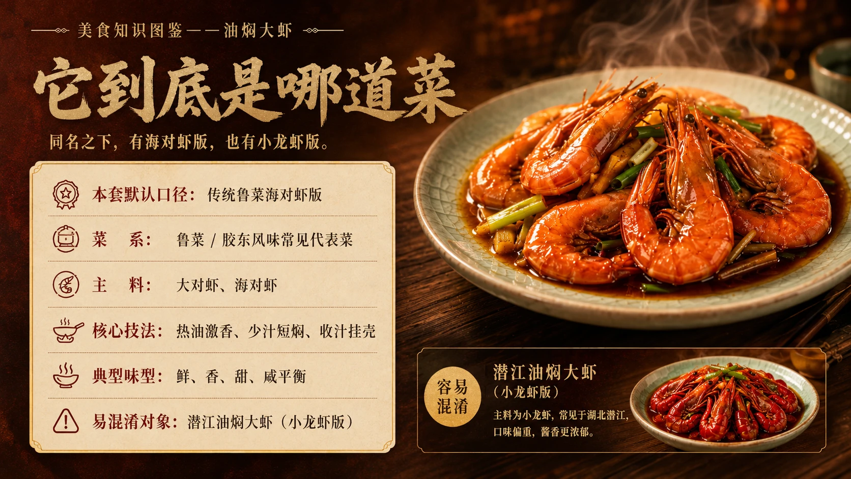 万物知识图鉴系列作品PPT——油焖大虾 - 预览图2