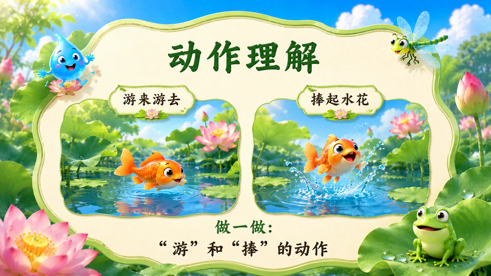小学语文课件《荷叶圆圆》 - 预览图10