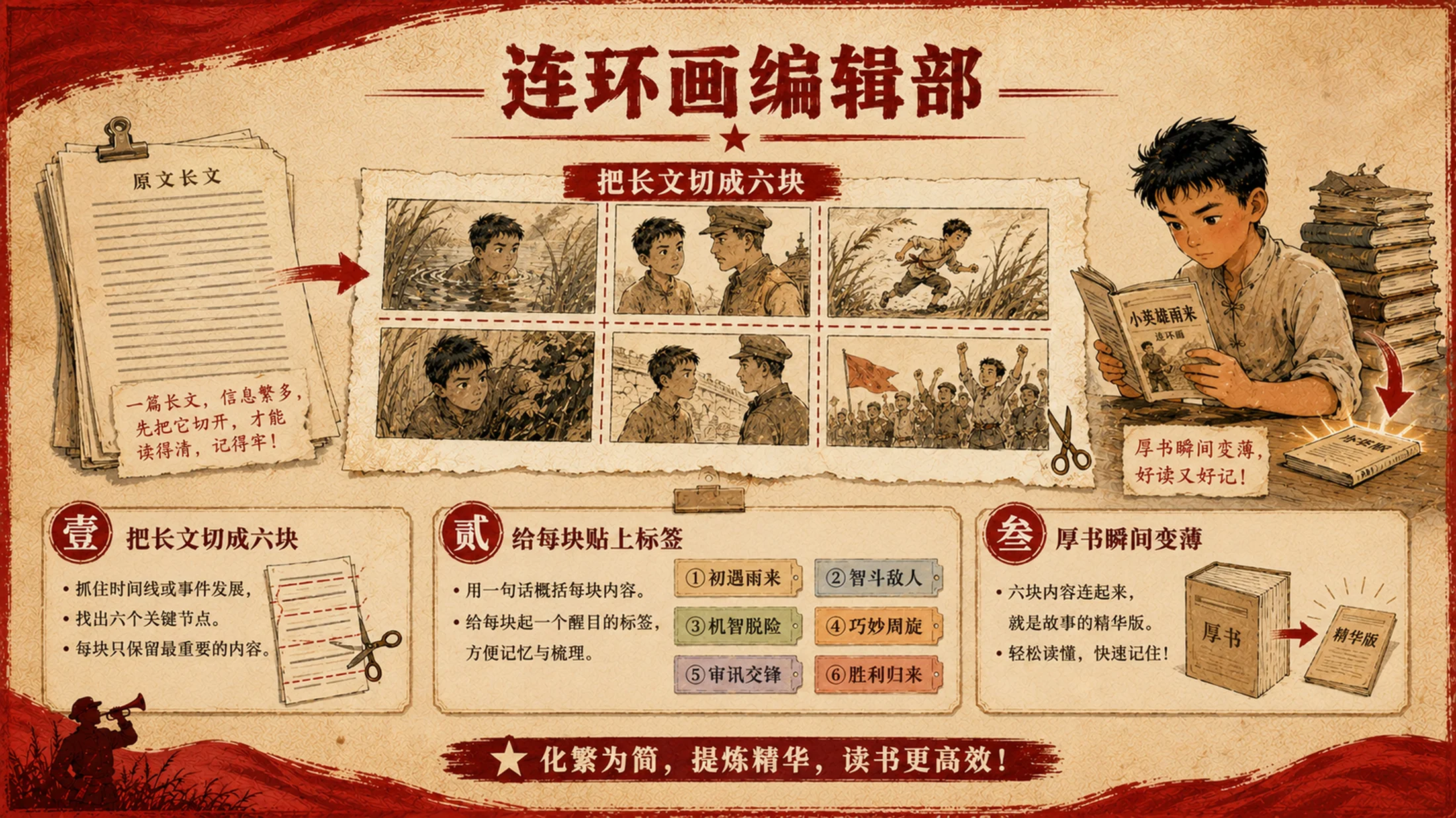 部编版小学语文四年级下册《小英雄雨来》PPT课件｜红色少年英雄公开课模板 - 预览图7