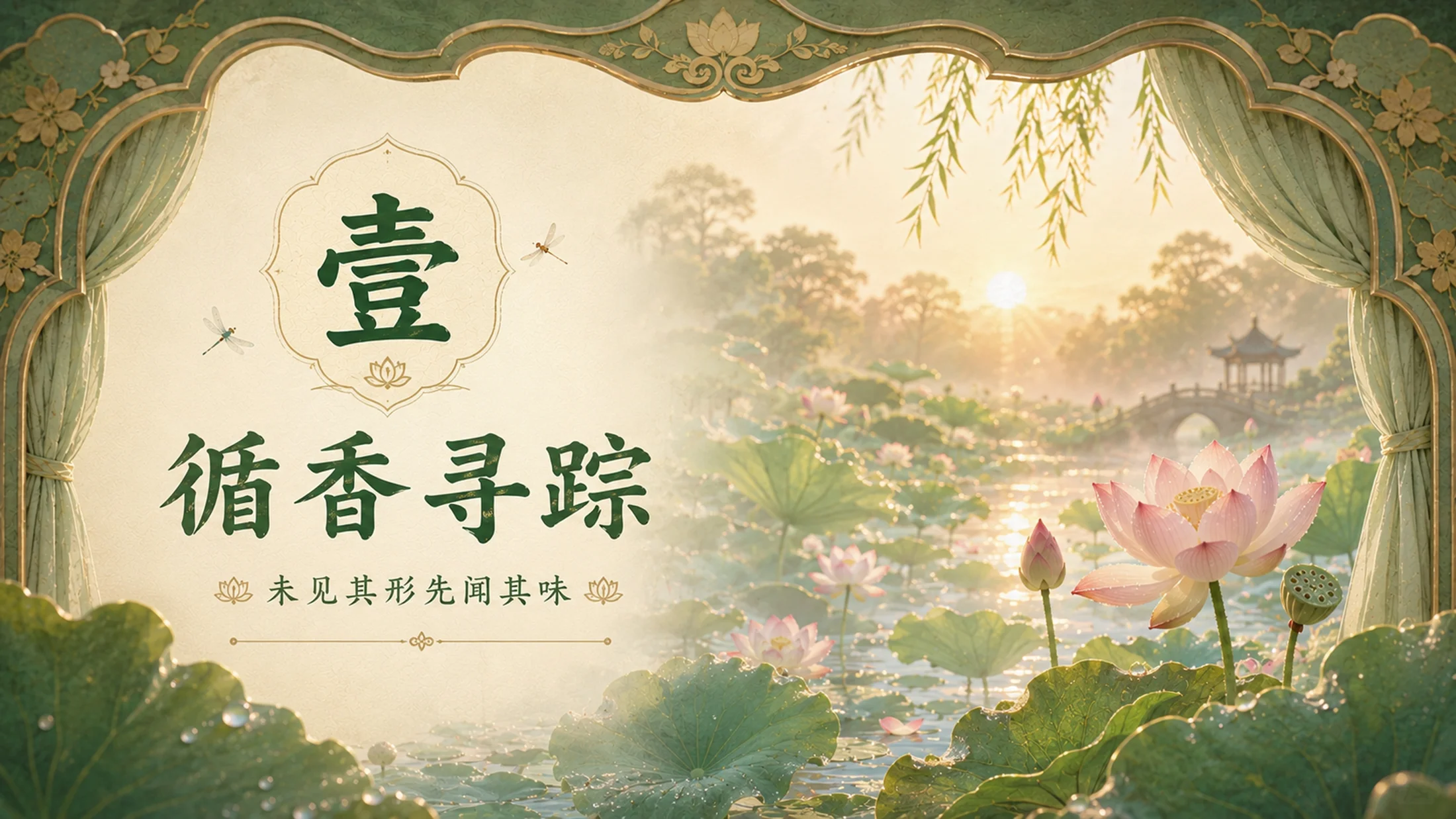 部编版小学语文三年级下册《荷花》PPT课件｜水墨诗意美文公开课模板 - 预览图3
